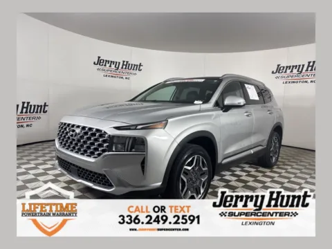 Silver 2022 Hyundai Santa Fe Hybrid SEL Premium for sale in Lexington, NC