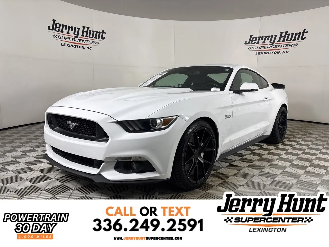 White 2015 Ford Mustang GT Premium for sale in Lexington, NC