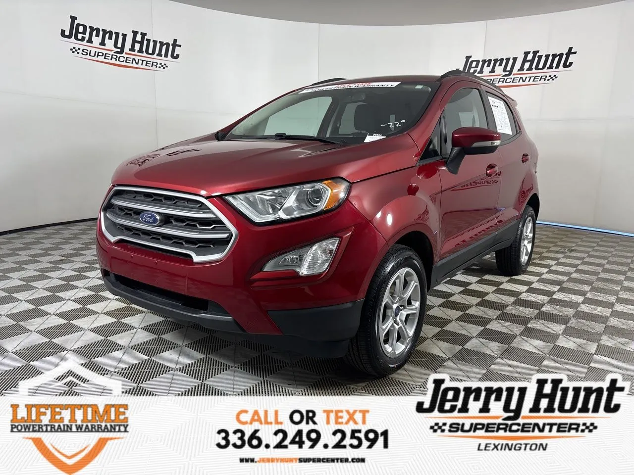 Red 2021 Ford EcoSport SE for sale in Lexington, NC