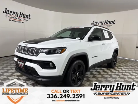 White 2022 Jeep Compass Latitude for sale in Lexington, NC