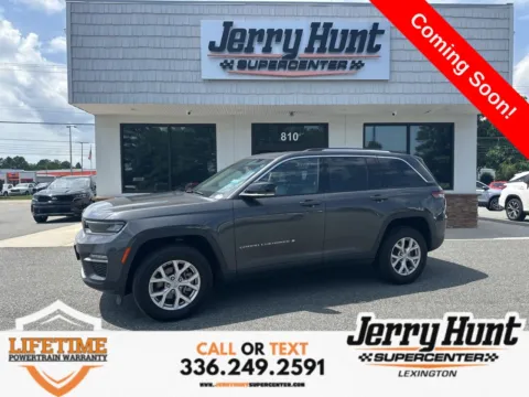 Gray 2022 Jeep Grand Cherokee Limited for sale in Lexington, NC