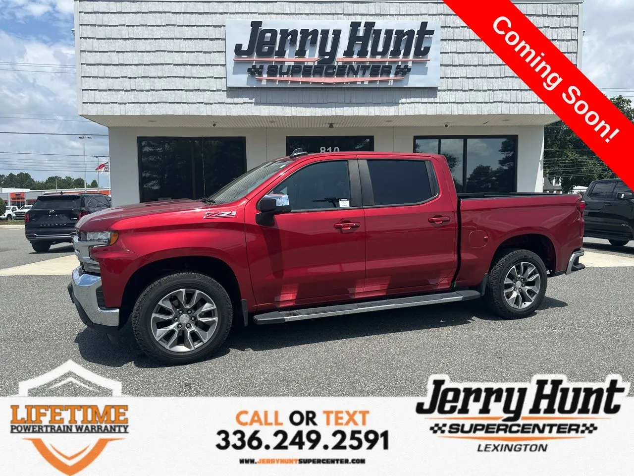Red 2021 Chevrolet Silverado 1500 LT for sale in Lexington, NC