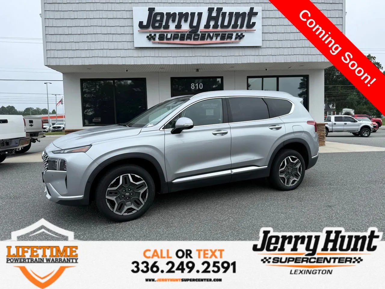 Silver 2022 Hyundai Santa Fe Limited for sale in Lexington, NC