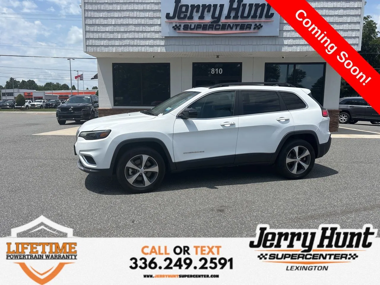 White 2022 Jeep Cherokee Limited for sale in Lexington, NC