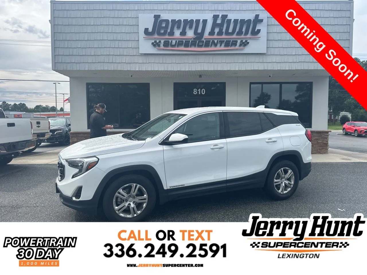White 2019 GMC Terrain SLE for sale in Lexington, NC