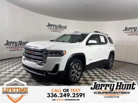 White 2023 GMC Acadia SLE for sale in Lexington, NC