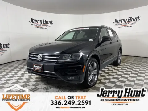 Black 2021 Volkswagen Tiguan 2.0T SEL for sale in Lexington, NC