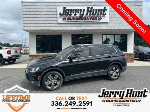Black 2021 Volkswagen Tiguan 2.0T SEL for sale in Lexington, NC