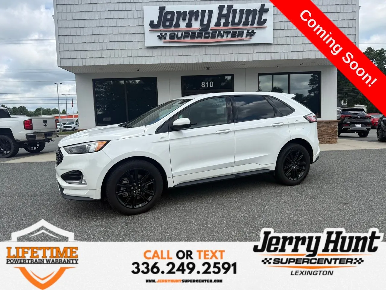 White 2021 Ford Edge ST Line for sale in Lexington, NC