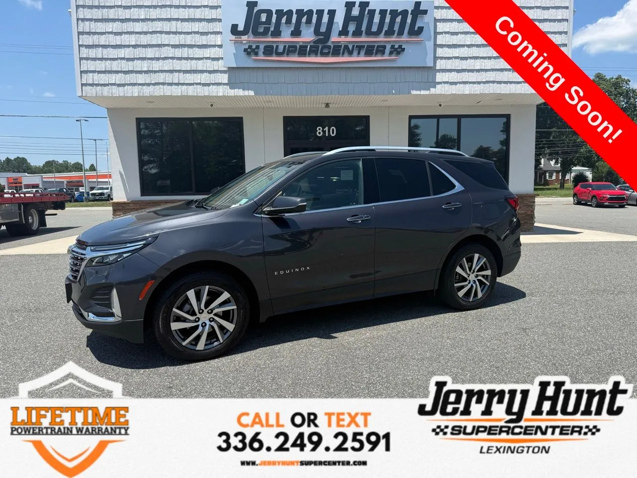 Gray 2022 Chevrolet Equinox Premier for sale in Lexington, NC
