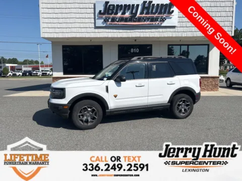 White 2021 Ford Bronco Sport Badlands for sale in Lexington, NC