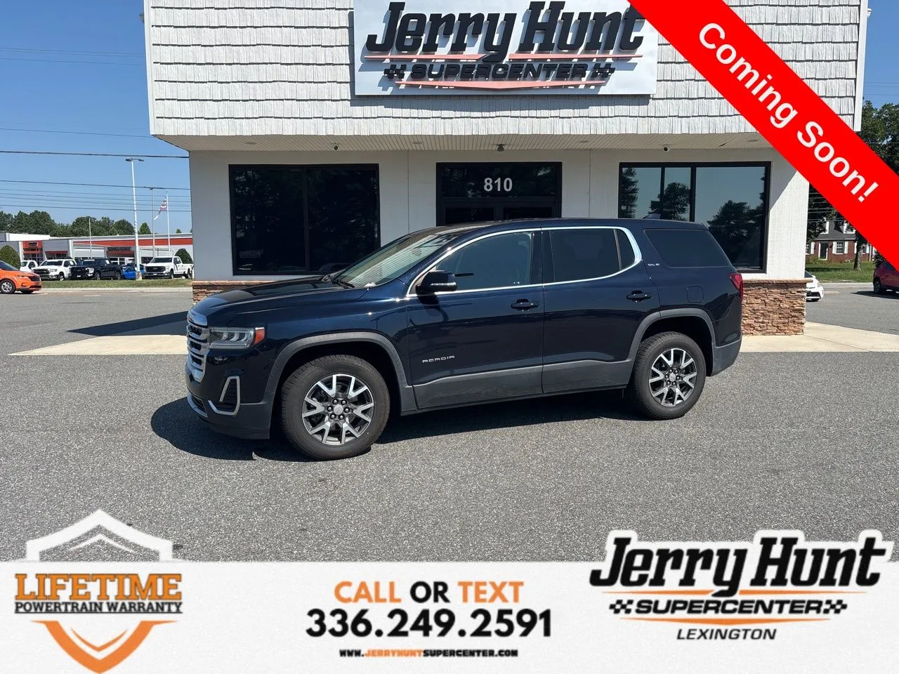 Blue 2021 GMC Acadia SLE for sale in Lexington, NC