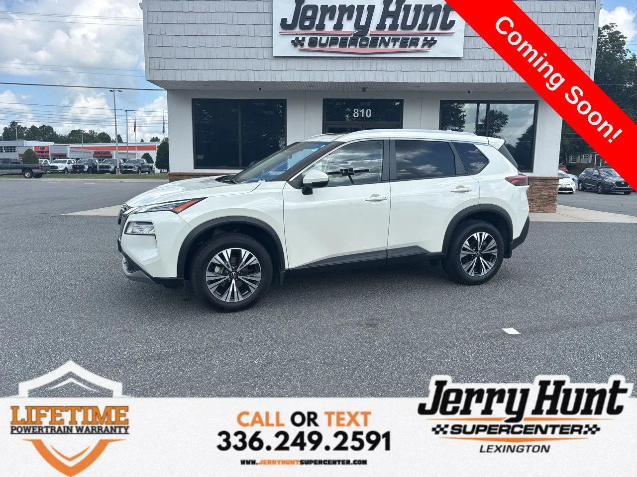 White 2022 Nissan Rogue SV for sale in Lexington, NC