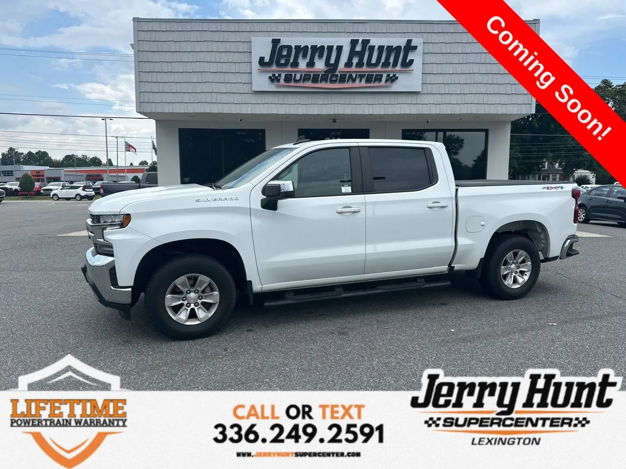 White 2021 Chevrolet Silverado 1500 LT for sale in Lexington, NC