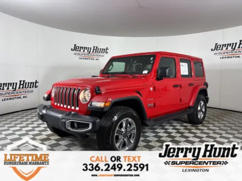 Red 2021 Jeep Wrangler Unlimited Sahara for sale in Lexington, NC