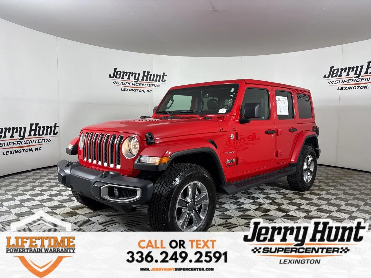 Red 2021 Jeep Wrangler Unlimited Sahara for sale in Lexington, NC
