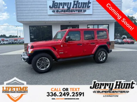 Red 2021 Jeep Wrangler Unlimited Sahara for sale in Lexington, NC