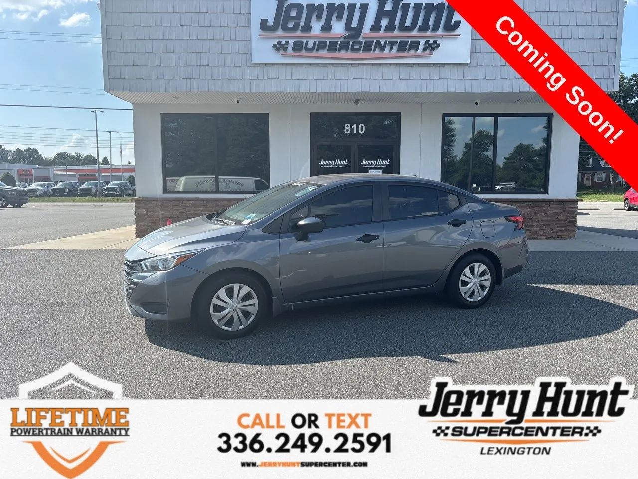Gray 2023 Nissan Versa 1.6 S for sale in Lexington, NC