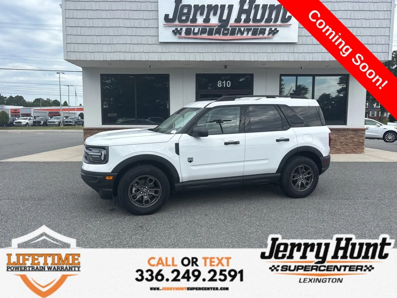 White 2023 Ford Bronco Sport Big Bend for sale in Lexington, NC