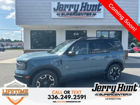 Blue 2023 Ford Bronco Sport Outer Banks for sale in Lexington, NC
