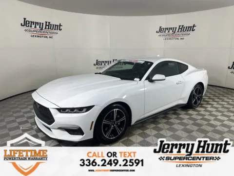 White 2024 Ford Mustang EcoBoost Premium for sale in Lexington, NC