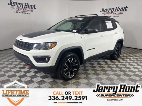 White 2021 Jeep Compass Trailhawk for sale in Lexington, NC