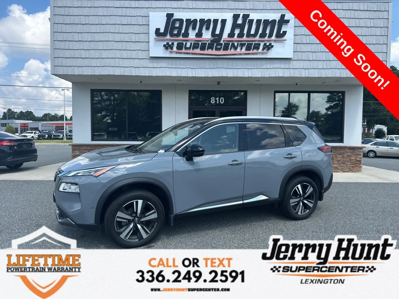 Gray 2023 Nissan Rogue SL for sale in Lexington, NC
