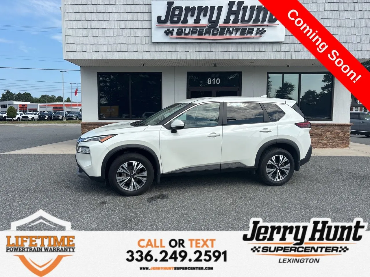 White 2022 Nissan Rogue SV for sale in Lexington, NC