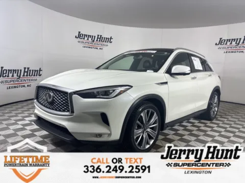 White 2021 INFINITI QX50 Sensory for sale in Lexington, NC