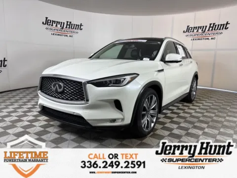White 2021 INFINITI QX50 Sensory for sale in Lexington, NC