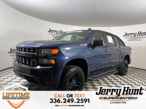 Blue 2021 Chevrolet Silverado 1500 Custom Trail Boss for sale in Lexington, NC