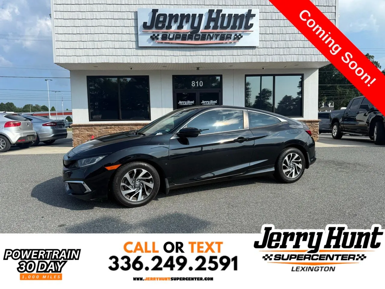 Black 2019 Honda Civic LX for sale in Lexington, NC