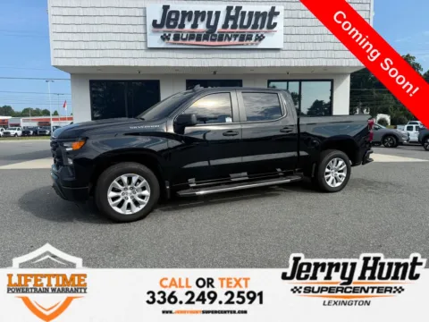 Black 2024 Chevrolet Silverado 1500 Custom for sale in Lexington, NC