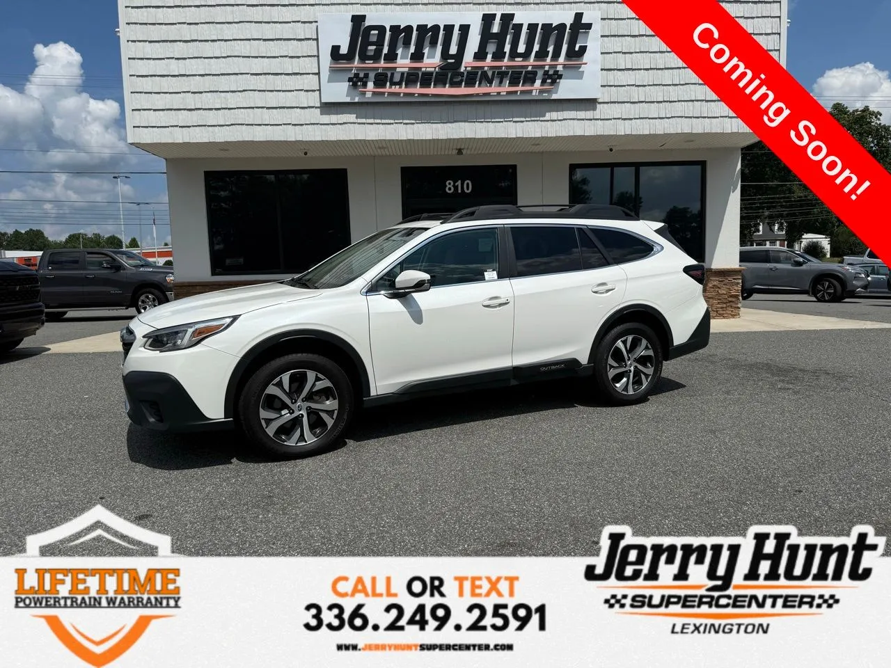 White 2022 Subaru Outback Limited for sale in Lexington, NC