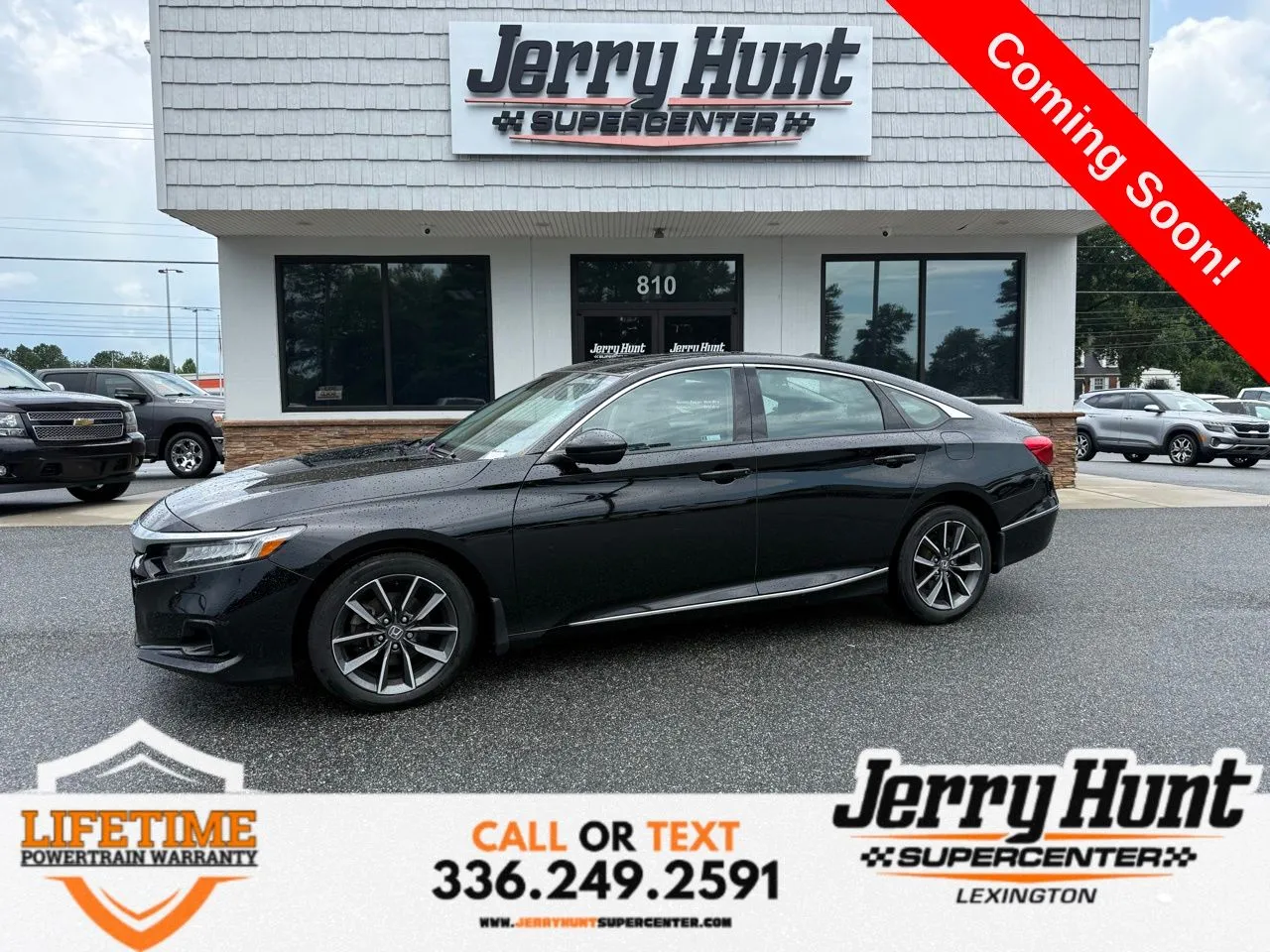 Black 2022 Honda Accord EX-L for sale in Lexington, NC