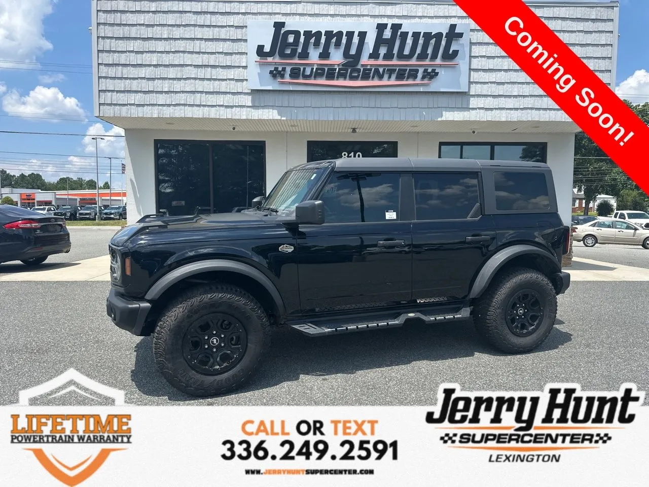 Black 2023 Ford Bronco Wildtrak for sale in Lexington, NC