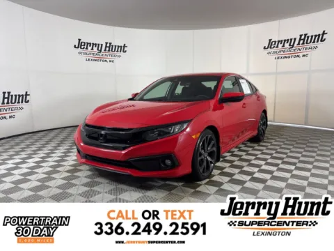Red 2021 Honda Civic Sport for sale in Lexington, NC