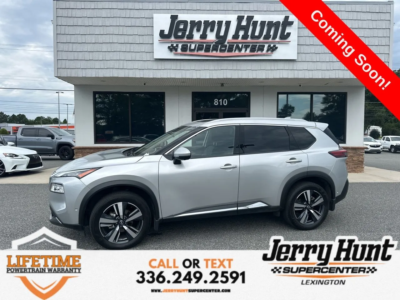 Silver 2023 Nissan Rogue SL for sale in Lexington, NC