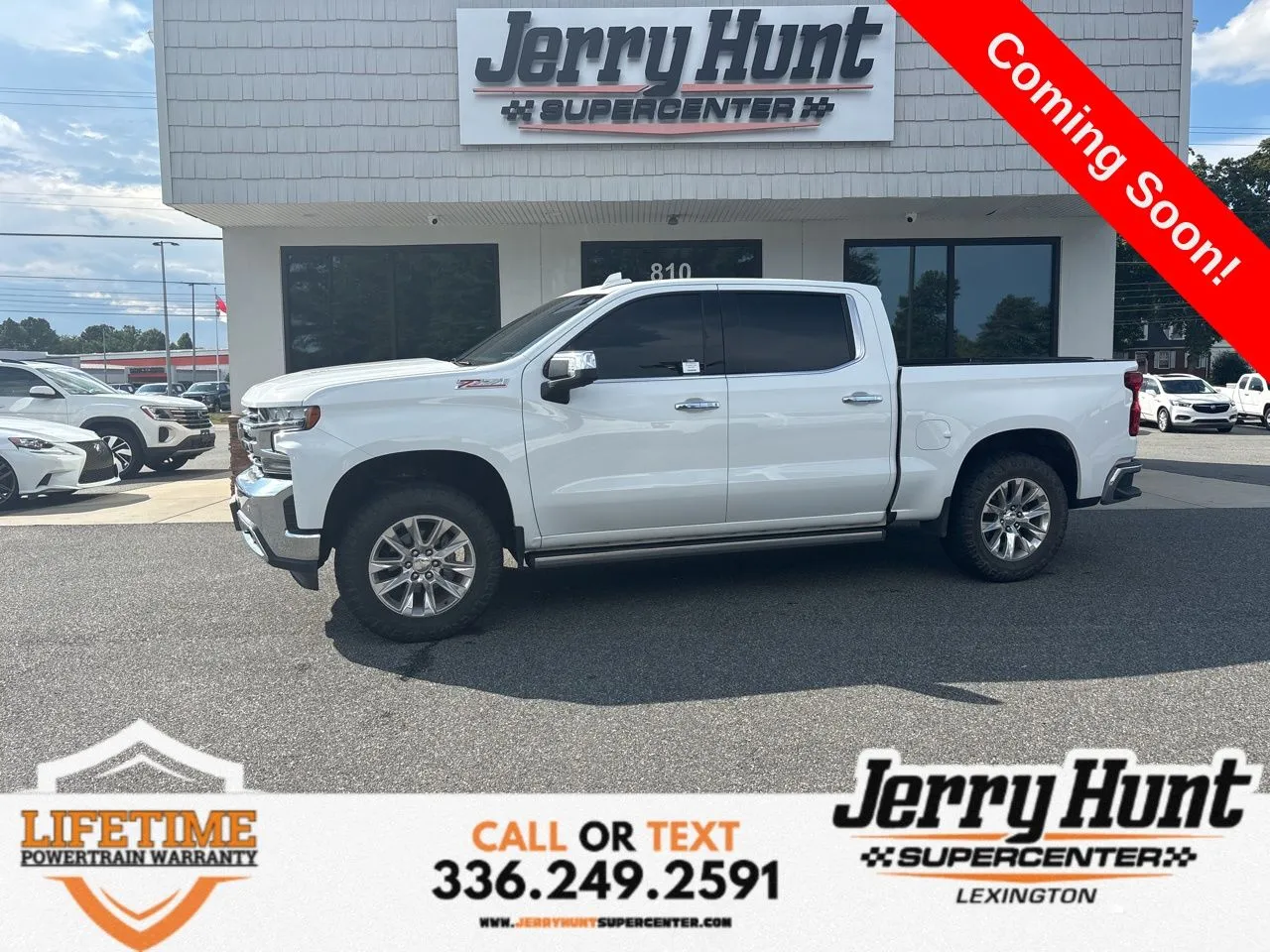 White 2021 Chevrolet Silverado 1500 LTZ for sale in Lexington, NC