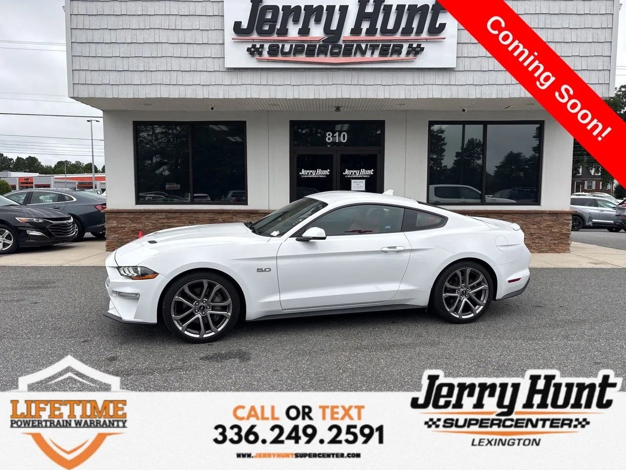 White 2022 Ford Mustang GT Premium for sale in Lexington, NC