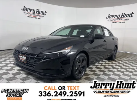 Black 2021 Hyundai Elantra SEL for sale in Lexington, NC