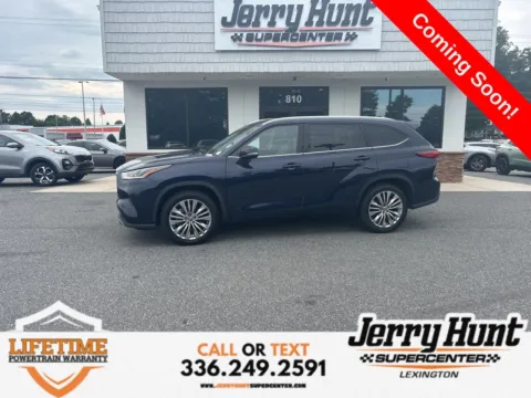 Blue 2023 Toyota Highlander Platinum for sale in Lexington, NC