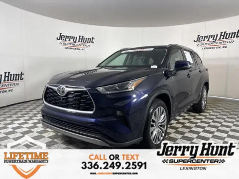 Blue 2023 Toyota Highlander Platinum for sale in Lexington, NC
