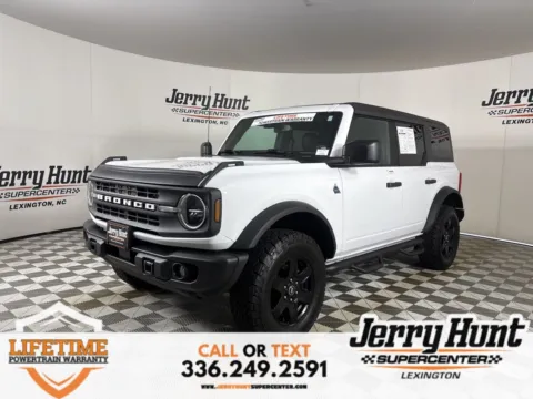 White 2023 Ford Bronco Black Diamond for sale in Lexington, NC