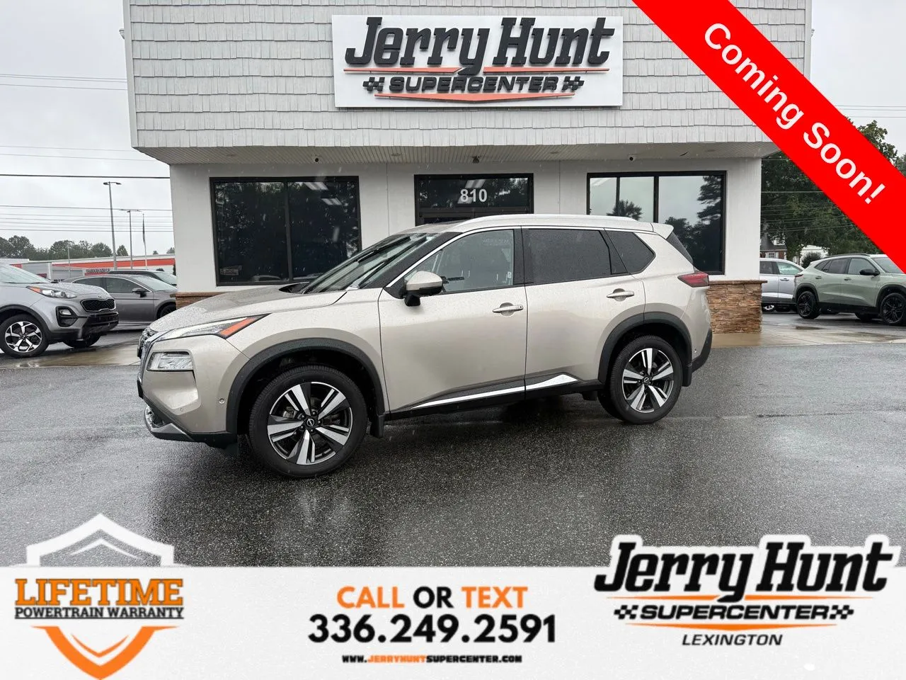 Silver 2022 Nissan Rogue SL for sale in Lexington, NC