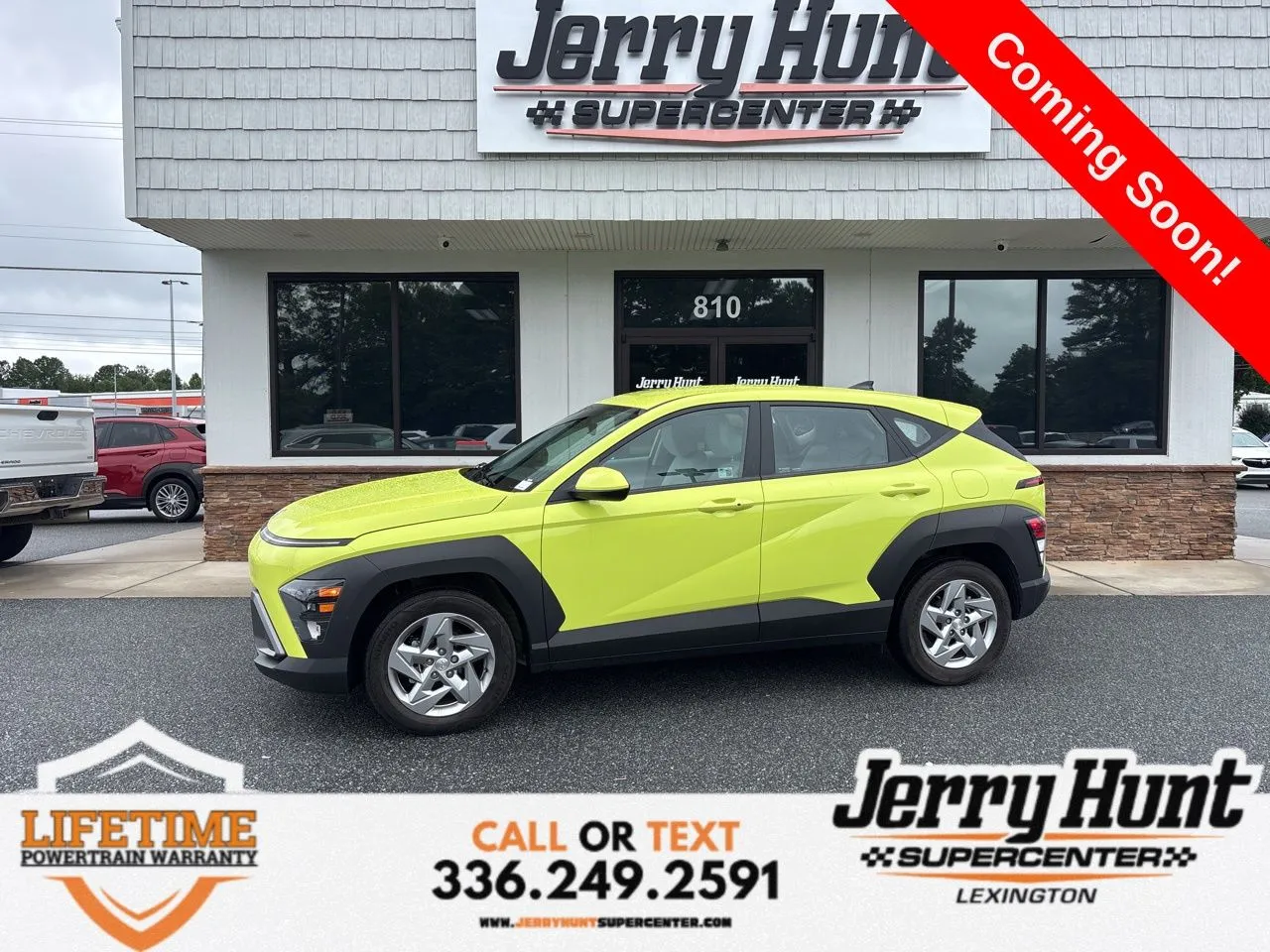 Yellow 2024 Hyundai Kona SE for sale in Lexington, NC