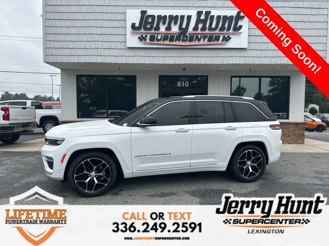 White 2022 Jeep Grand Cherokee Summit for sale in Lexington, NC