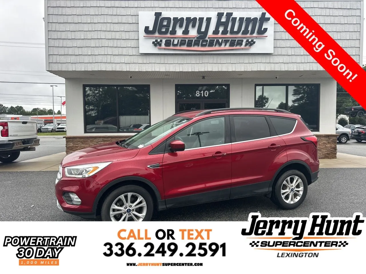 Red 2019 Ford Escape SEL for sale in Lexington, NC