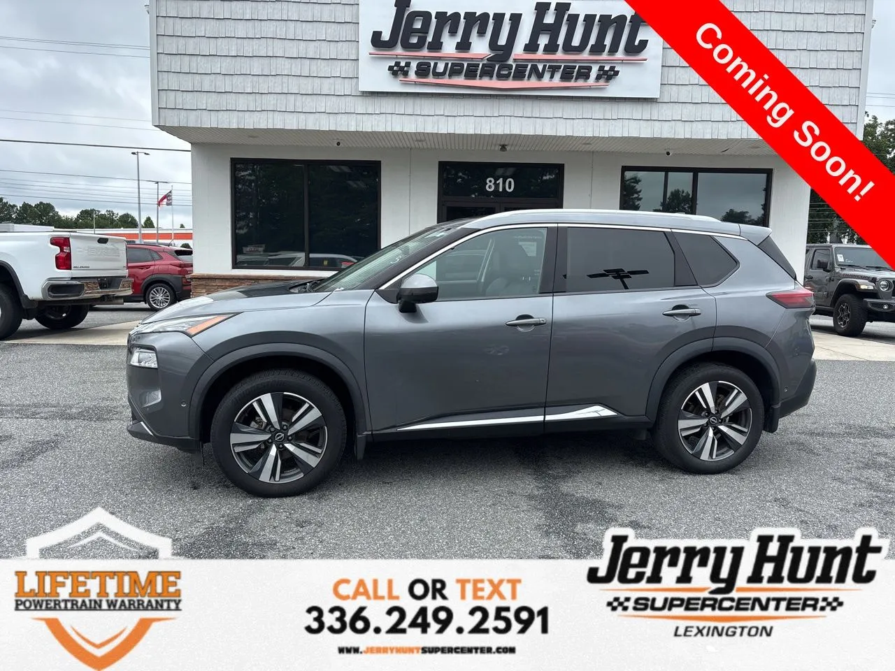 Gray 2022 Nissan Rogue SL for sale in Lexington, NC