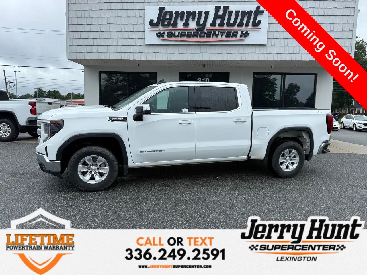 White 2023 GMC Sierra 1500 SLE for sale in Lexington, NC